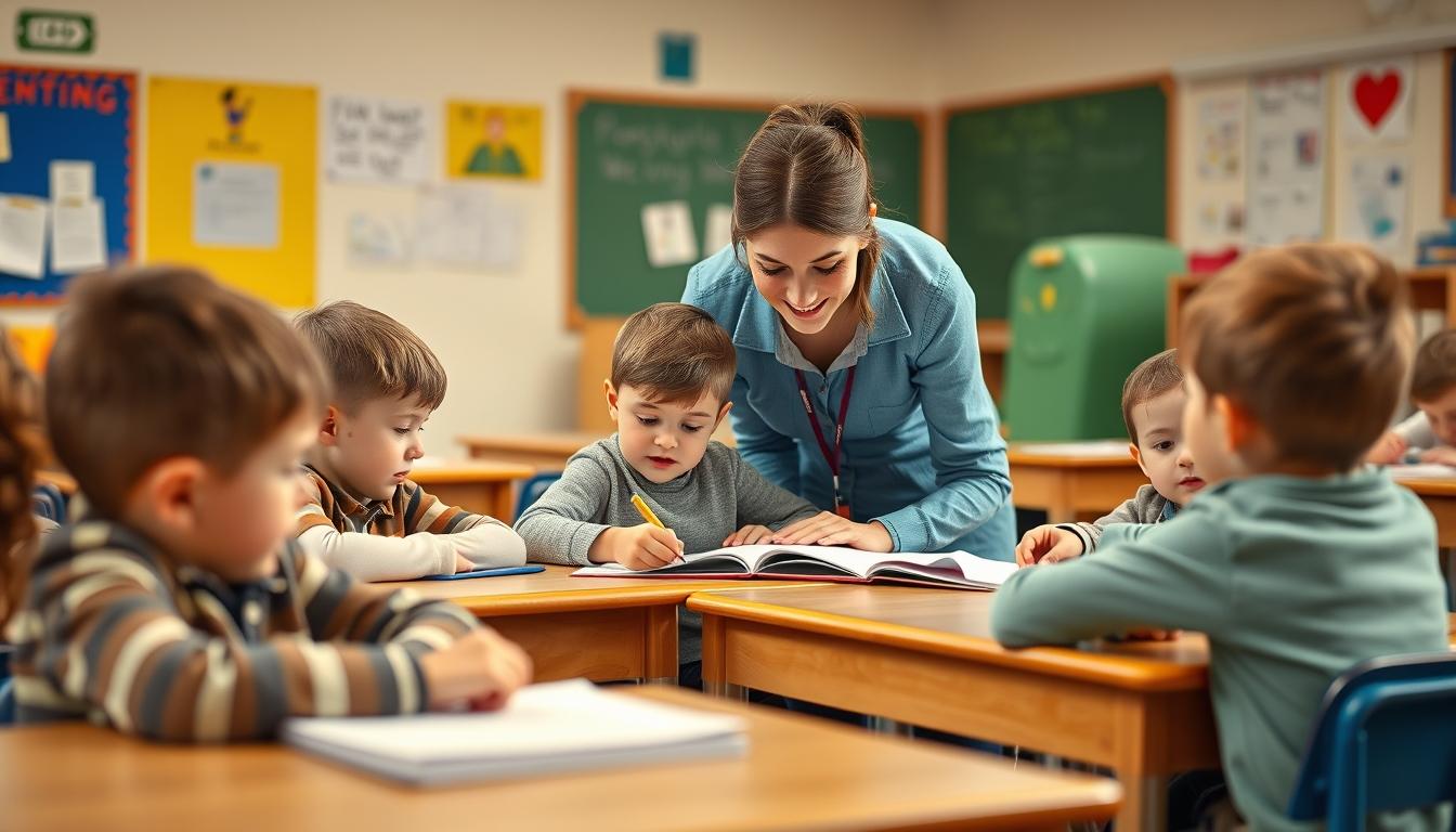 Students working in research laboratory